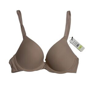 Skarlett Blue Breathless Multi Way Pushup Bra Cashmere Tan 30B New